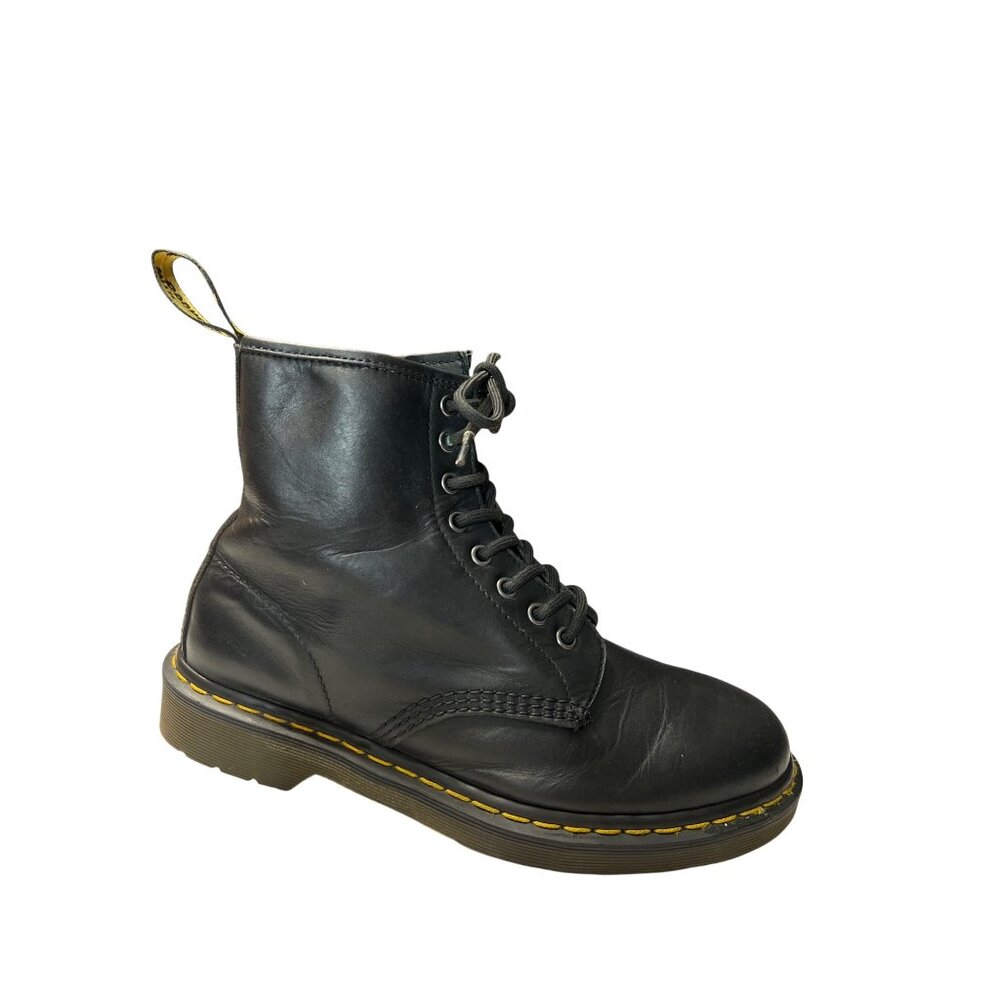 Dr Martens 1460 Black Leather 8-Eye Boots Mens 9 Womens 10 AirWair Sole 42 - Picture 10 of 10